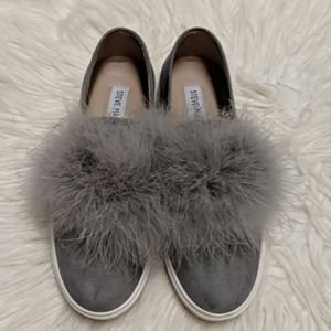 SM suede like slip-on sneakers